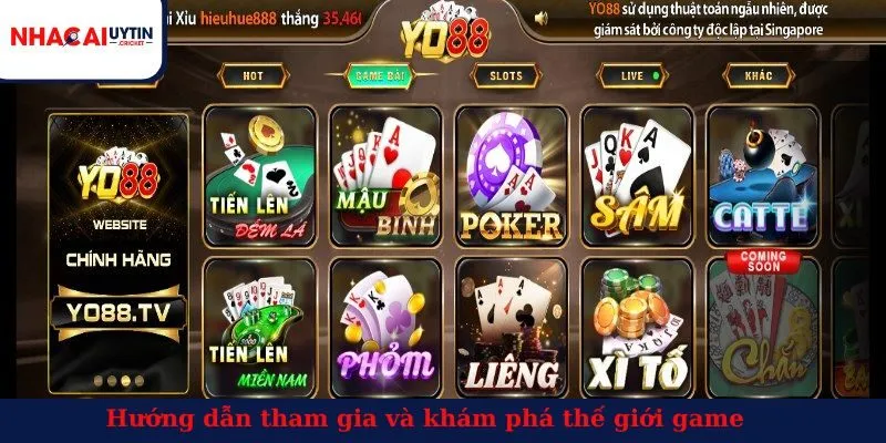Hướng dẫn tham gia và khám phá thế giới game 